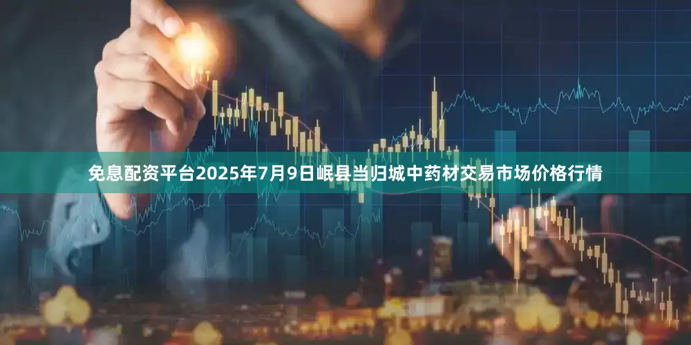 免息配资平台2025年7月9日岷县当归城中药材交易市场价格行情
