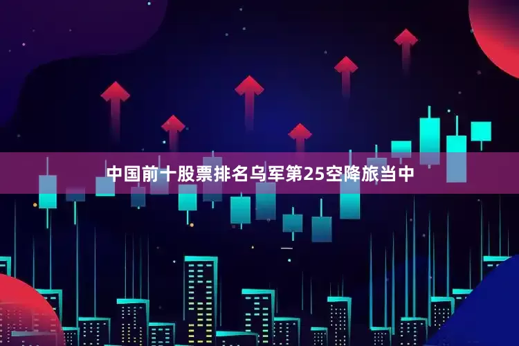 中国前十股票排名乌军第25空降旅当中