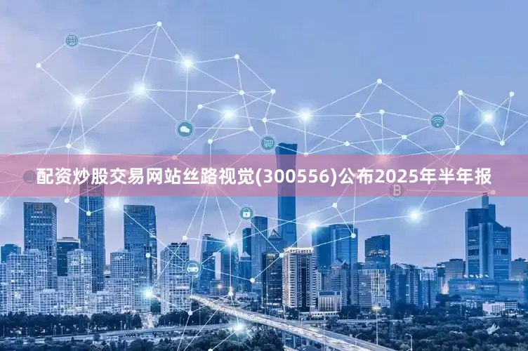 配资炒股交易网站丝路视觉(300556)公布2025年半年报