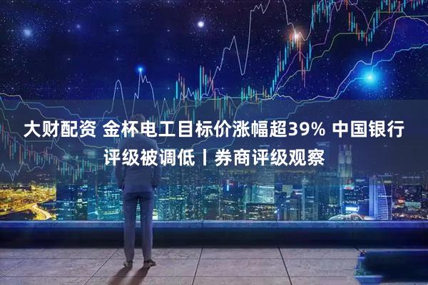 大财配资 金杯电工目标价涨幅超39% 中国银行评级被调低丨券商评级观察
